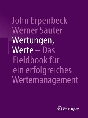 cover image of Wertungen, Werte – Das Fieldbook für ein erfolgreiches Wertemanagement